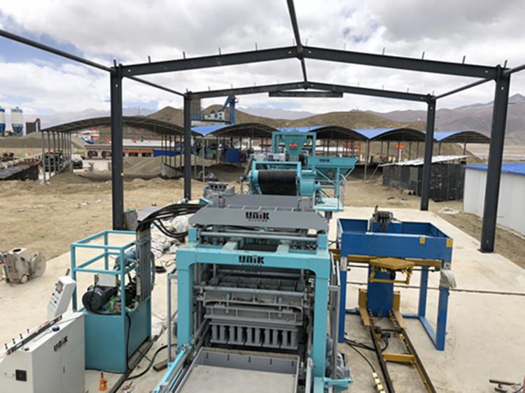concrete block making machine working procedure